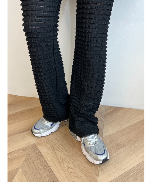 WC（ダブル シー）の「フリルレースフレアパンツ（スラックス・レディース・ライトピンク/ブラック/ホワイト・FREE）」の17枚目の写真