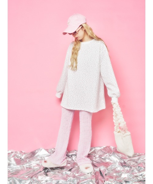 ゆか【新品未使用】VIOLETTE ROOM レースフレアパンツ ホワイト VIOLETTA パンツ レースフレアパンツ レディース : ZOZOTOWN