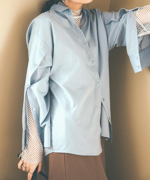 KOBE LETTUCE（コウベレタス）の「メッシュハイネックプルオーバー（その他トップス・レディース・オフホワイト/モカ/ブラック/クリーム・FREE）」の8枚目の写真