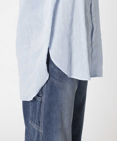 plage（プラージュ）の「RA/CO Sheer シャツ（シャツ/ブラウス・レディース・サックスブルー/ネイビー/ベージュ・FREE）」の15枚目の写真