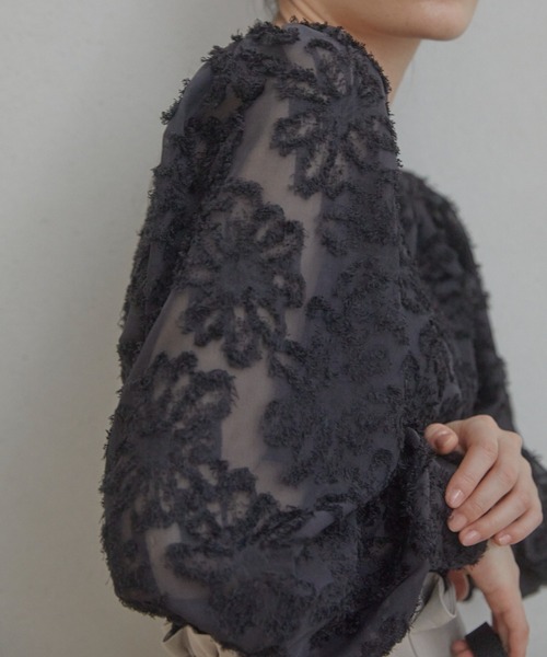 ACYM（アシーム）の「Lace flower ブラウス（シャツ/ブラウス・レディース・ブラック/アイボリー・FREE）」の18枚目の写真
