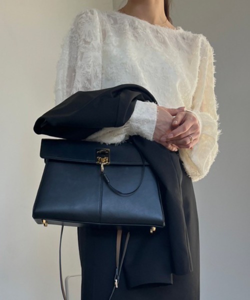 ACYM（アシーム）の「Lace flower ブラウス（シャツ/ブラウス・レディース・ブラック/アイボリー・FREE）」の6枚目の写真