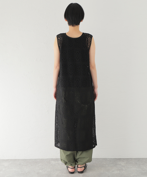 JOINT WORKS(ジョイントワークス)の「【COMMRE/コムル】前後2wayフラワーレースワンピース(ワンピース・レディース・ホワイト/ブラック・FREE)」の14枚目の写真