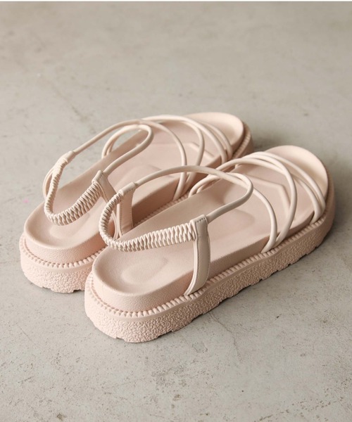 archives（アルシーヴ）の「ラインスポサン（サンダル・レディース・アイボリー/ブラック・MEDIUM/LARGE）」の7枚目の写真