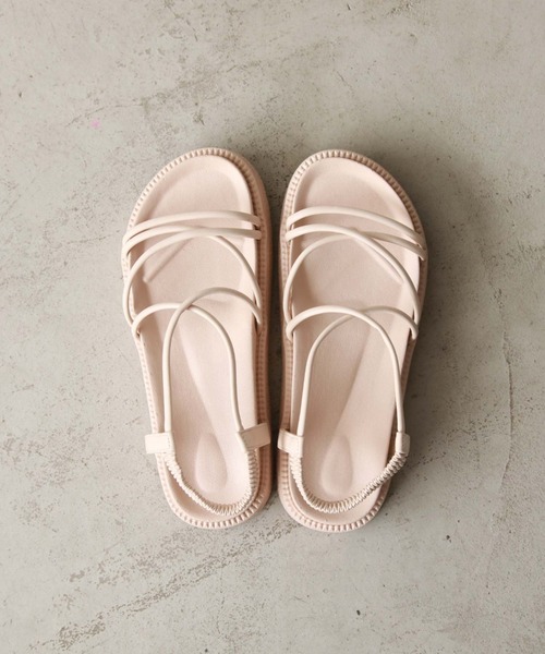 archives（アルシーヴ）の「ラインスポサン（サンダル・レディース・アイボリー/ブラック・MEDIUM/LARGE）」の22枚目の写真