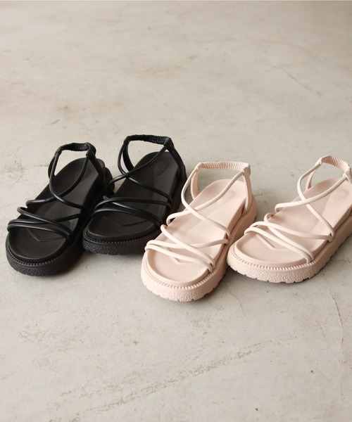 archives（アルシーヴ）の「ラインスポサン（サンダル・レディース・アイボリー/ブラック・MEDIUM/LARGE）」の8枚目の写真