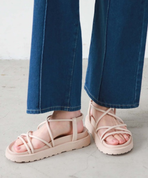 archives（アルシーヴ）の「ラインスポサン（サンダル・レディース・アイボリー/ブラック・MEDIUM/LARGE）」の18枚目の写真