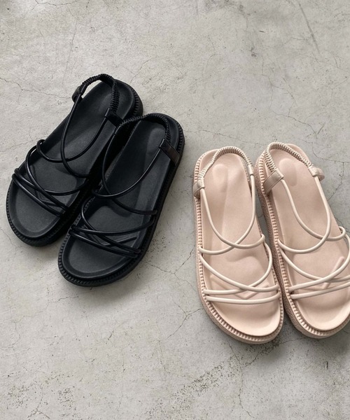 archives（アルシーヴ）の「ラインスポサン（サンダル・レディース・アイボリー/ブラック・MEDIUM/LARGE）」の12枚目の写真