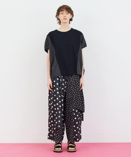 FRAPBOIS（フラボア）の「ドビーカット カットソー（Tシャツ/カットソー・レディース・ブラック/ホワイト・1）」の10枚目の写真