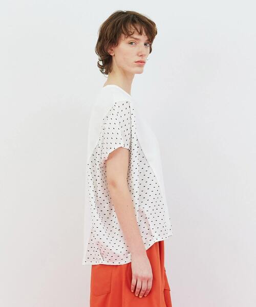 FRAPBOIS（フラボア）の「ドビーカット カットソー（Tシャツ/カットソー・レディース・ブラック/ホワイト・1）」の8枚目の写真