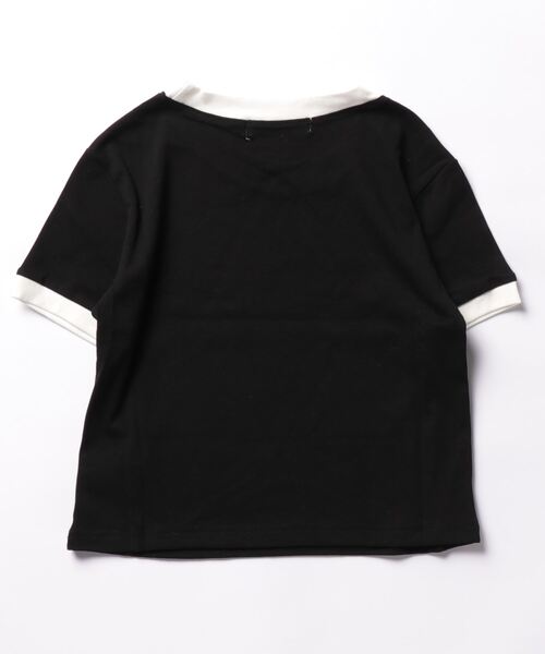 almo（アルモ）の「古着風リンガーミニＴシャツ(BQ)（Tシャツ/カットソー・レディース・ブラウン/ブラック・FREE）」の15枚目の写真