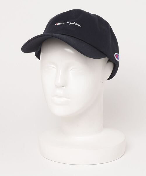 Champion（チャンピオン）の「【CHAMPION/チャンピオン】スクリプトローキャップ　ロゴ刺繍（キャップ・メンズ・ブラック/ライトグリーン/ピンク/ホワイト/ネイビー/ベージュ・FREE）」の5枚目の写真