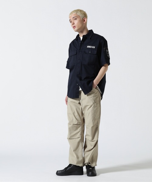 AVIREX（アヴィレックス）の「LIGHT COTTON FATIGUE PANTS / ライトコットン ファティーグ パンツ / AVIREX / アヴィレックス（カーゴパンツ・メンズ・タン/ブラック/オリーブ系・2XL/L/XL/M）」の10枚目の写真