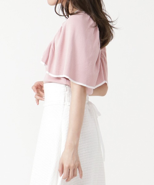 WILLSELECTION - 新品ウィルセレクションWILLSELECTIONケープニットプルオーバーピンクM WILLSELECTION - 新品ウィルセレクションWILLSELECTIONケープ