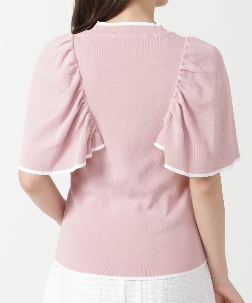 WILLSELECTION - 新品ウィルセレクションWILLSELECTIONケープニットプルオーバーピンクM WILLSELECTION - 新品ウィルセレクションWILLSELECTIONケープ