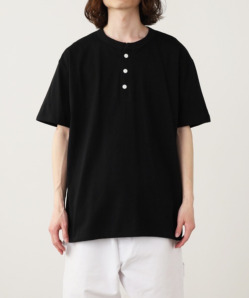buddix 新品未使用　サックス　ヘンリーネックTシャツ buddix 新品未使用 サックス ヘンリーネックTシャツ - メルカリ