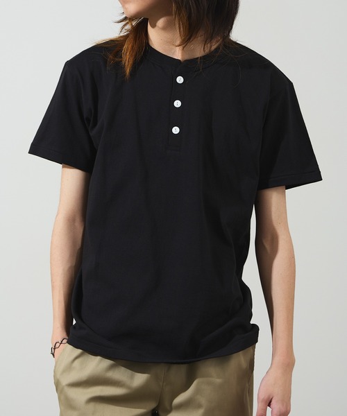 Roen 半袖　Tシャツ　スカル【48】ヘンリーネック　y2k フェードブラック Roen ロエン roen Tシャツメンズ レディース ファッション