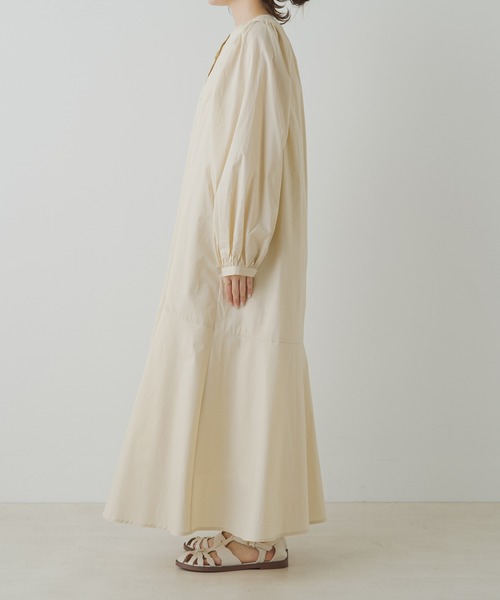 PUAL CE CIN（ピュアルセシン）の「【Du noir】ボリュームショルダーワンピース（ワンピース・レディース・ブラック/ベージュ・FREE）」の14枚目の写真