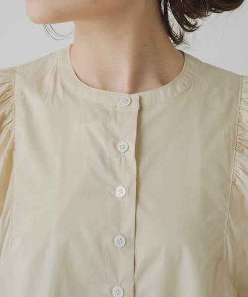 PUAL CE CIN（ピュアルセシン）の「【Du noir】ボリュームショルダーワンピース（ワンピース・レディース・ブラック/ベージュ・FREE）」の16枚目の写真