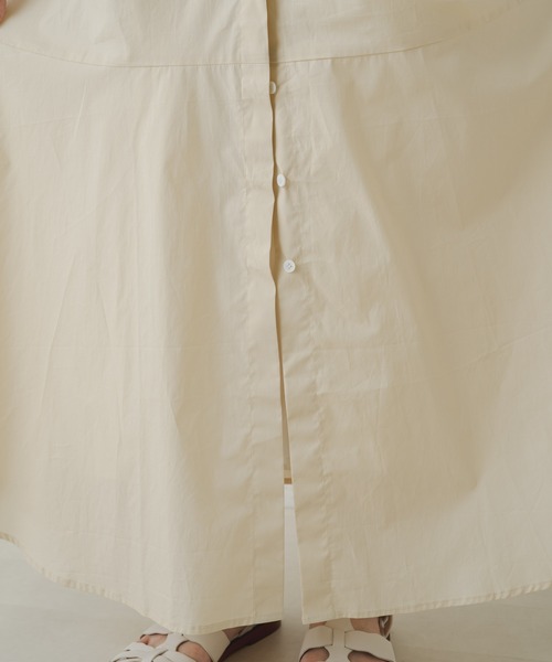 PUAL CE CIN（ピュアルセシン）の「【Du noir】ボリュームショルダーワンピース（ワンピース・レディース・ブラック/ベージュ・FREE）」の22枚目の写真