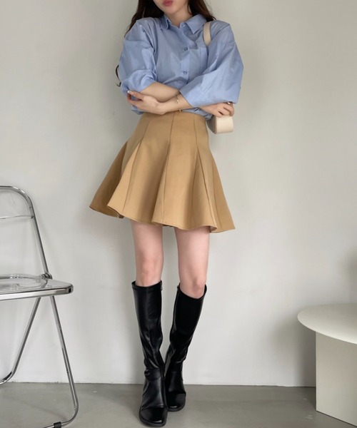 Ada.（エイダ）の「ハイウエスト フレアミニスカート インナーパンツ