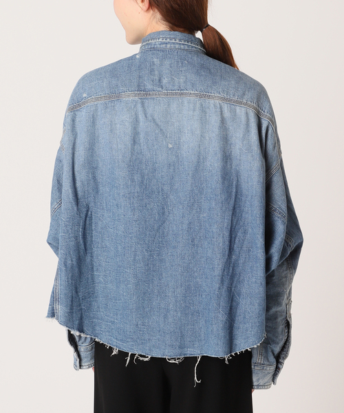 アパルトモン R13/アールサーティーン CROPPED DENIM SHIRT R13/アールサーティーン】 CROPPED DENIM SHIRT（シャツ