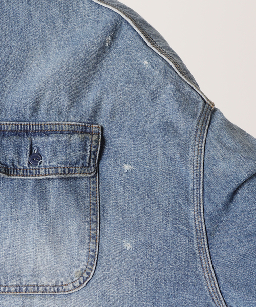 R13（アールサーティーン）の「【R13/アールサーティーン】CROPPED DENIM SHIRT（シャツ/ブラウス・レディース・ブルー・FREE）」の18枚目の写真