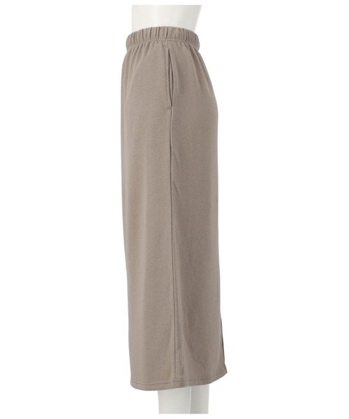 anap mimpi（アナップミンピ）の「ガーゼ裏毛バックスリットロングスカート（スカート・レディース・ブラック/オフホワイト/ベージュ・FREE）」の12枚目の写真