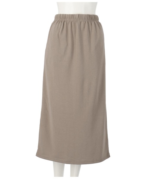 anap mimpi（アナップミンピ）の「ガーゼ裏毛バックスリットロングスカート（スカート・レディース・ブラック/オフホワイト/ベージュ・FREE）」の15枚目の写真