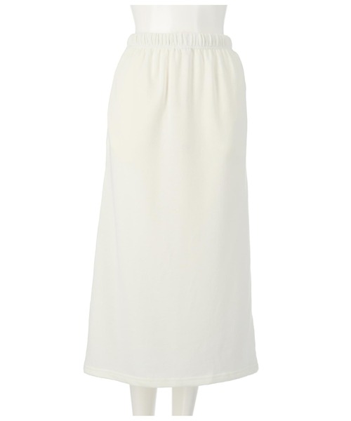 anap mimpi（アナップミンピ）の「ガーゼ裏毛バックスリットロングスカート（スカート・レディース・ブラック/オフホワイト/ベージュ・FREE）」の14枚目の写真