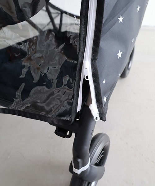 PUPPAPUPO（プッパプーポ）の「レインカバー ベビーカー用（ベビーカー/ベビーカー用品・キッズ・ブラック/ブラック系その他・FREE）」の7枚目の写真