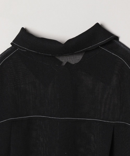 JEANASIS(ジーナシス)の「ウィーブメッシュシアーショートシャツ/906320(シャツ/ブラウス・レディース・ホワイト系その他/ブラック系その他/イエロー系その他/グリーン系その他・FREE)」の9枚目の写真