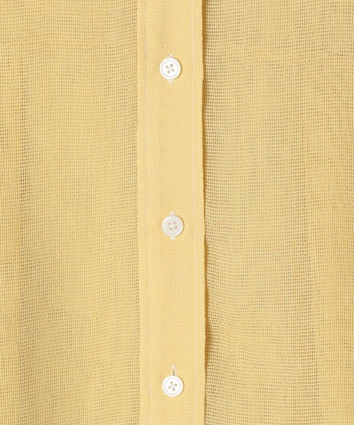 JEANASIS(ジーナシス)の「ウィーブメッシュシアーショートシャツ/906320(シャツ/ブラウス・レディース・ホワイト系その他/ブラック系その他/イエロー系その他/グリーン系その他・FREE)」の13枚目の写真