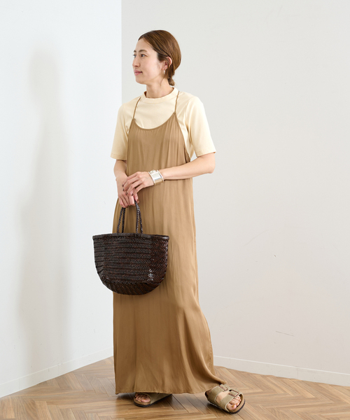 FRAMeWORK（フレームワーク）の「ギザコットンフライスコンパクトTEE（Tシャツ/カットソー・レディース・アイボリー/ホワイト/ブラウン/ブラック・FREE）」の15枚目の写真