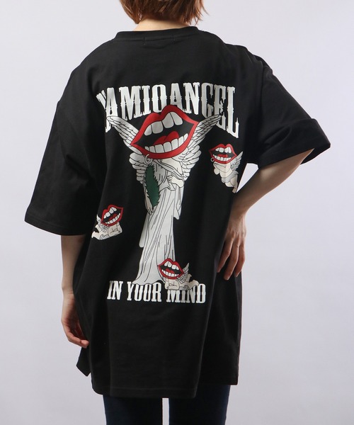 RE730(アールイーセブンサーティー)の「RE730 なみおくんプリント ワイド半袖Tシャツ(Tシャツ/カットソー・メンズ・ブラック/ブラック系その他2/ブラック系その他/ホワイト系その他2/ホワイト/ホワイト系その他・M/L/XL)」の6枚目の写真