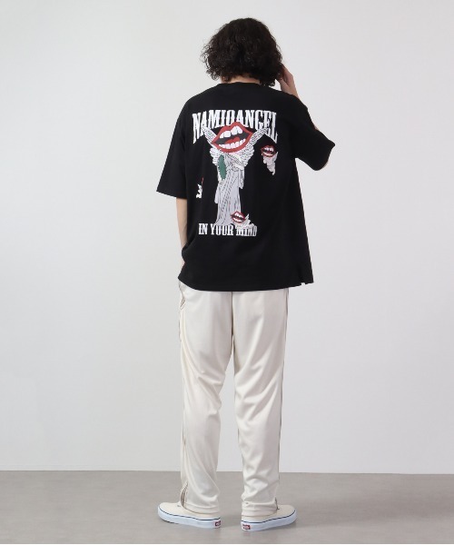 RE730(アールイーセブンサーティー)の「RE730 なみおくんプリント ワイド半袖Tシャツ(Tシャツ/カットソー・メンズ・ブラック/ブラック系その他2/ブラック系その他/ホワイト系その他2/ホワイト/ホワイト系その他・M/L/XL)」の15枚目の写真