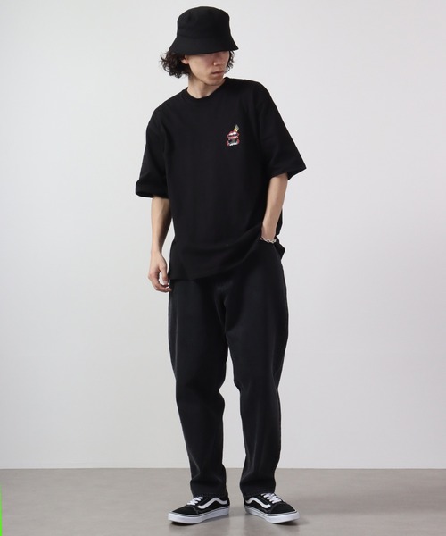 RE730(アールイーセブンサーティー)の「RE730 なみおくんプリント ワイド半袖Tシャツ(Tシャツ/カットソー・メンズ・ブラック/ブラック系その他2/ブラック系その他/ホワイト系その他2/ホワイト/ホワイト系その他・M/L/XL)」の20枚目の写真