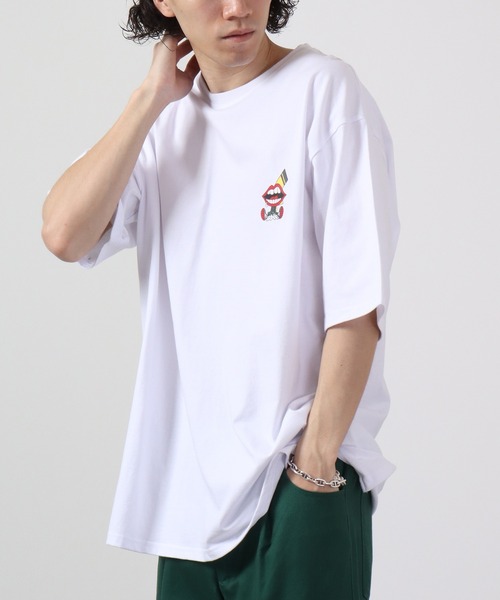 RE730(アールイーセブンサーティー)の「RE730 なみおくんプリント ワイド半袖Tシャツ(Tシャツ/カットソー・メンズ・ブラック/ブラック系その他2/ブラック系その他/ホワイト系その他2/ホワイト/ホワイト系その他・M/L/XL)」の11枚目の写真