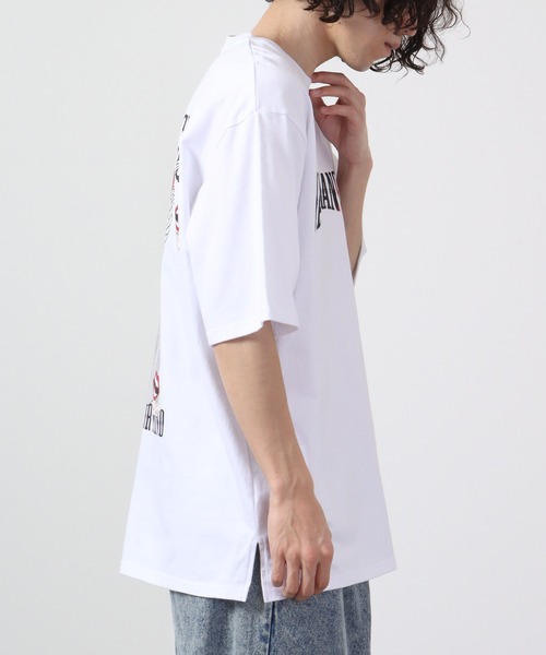 RE730(アールイーセブンサーティー)の「RE730 なみおくんプリント ワイド半袖Tシャツ(Tシャツ/カットソー・メンズ・ブラック/ブラック系その他2/ブラック系その他/ホワイト系その他2/ホワイト/ホワイト系その他・M/L/XL)」の18枚目の写真