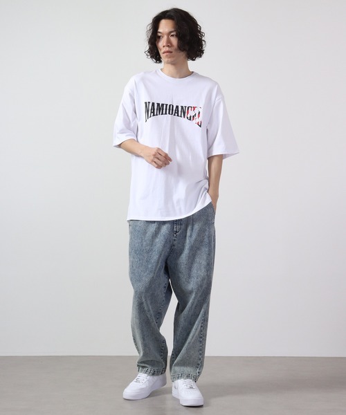 RE730(アールイーセブンサーティー)の「RE730 なみおくんプリント ワイド半袖Tシャツ(Tシャツ/カットソー・メンズ・ブラック/ブラック系その他2/ブラック系その他/ホワイト系その他2/ホワイト/ホワイト系その他・M/L/XL)」の14枚目の写真
