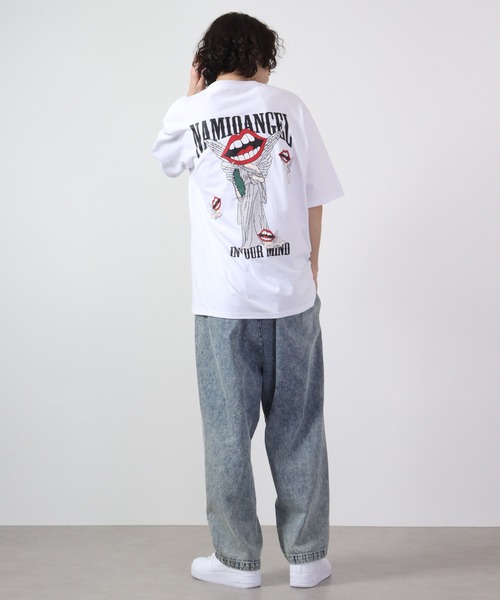 RE730(アールイーセブンサーティー)の「RE730 なみおくんプリント ワイド半袖Tシャツ(Tシャツ/カットソー・メンズ・ブラック/ブラック系その他2/ブラック系その他/ホワイト系その他2/ホワイト/ホワイト系その他・M/L/XL)」の13枚目の写真