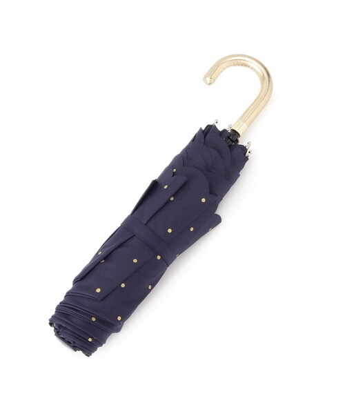 【because】ドットグリッターヒートカットアンブレラミニ