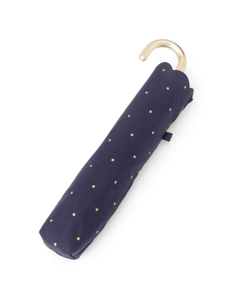 【because】ドットグリッターヒートカットアンブレラミニ