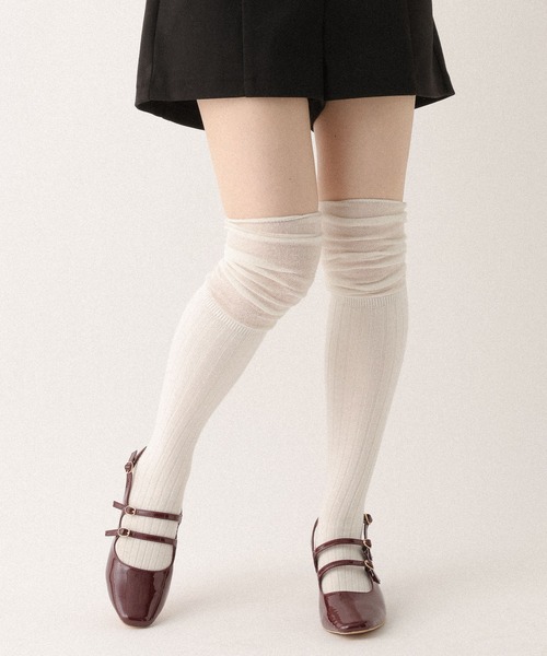 シアーキリカエリブSOX 964396（ソックス/靴下）｜Heather（ヘザー）の