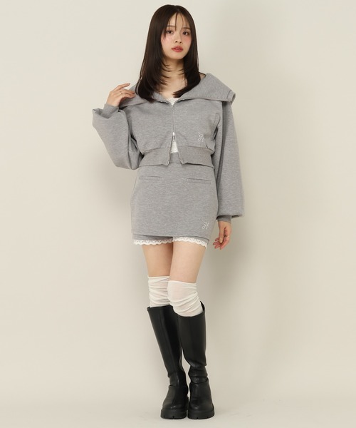 Heather(ヘザー)の「シアーキリカエリブSOX 964396(ソックス/靴下・レディース・グレー/アイボリー/ブラック/オフホワイト・FREE)」の21枚目の写真