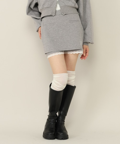 Heather(ヘザー)の「シアーキリカエリブSOX 964396(ソックス/靴下・レディース・グレー/アイボリー/ブラック/オフホワイト・FREE)」の20枚目の写真