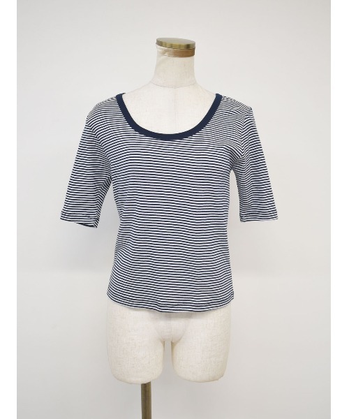 セール】2wayUネック五分袖T / U neck half sleeve T プル