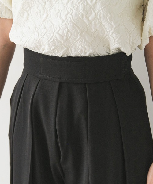 rectangle（レクタングル）の「ベルクロタックワイドパンツ（その他パンツ・レディース・チャコールグレー/ブラック/アイボリー・FREE）」の13枚目の写真