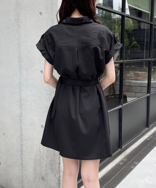 TORTE（トルテ）の「CPOロールアップワンピース（ワンピース・レディース・ホワイト/ブラック/ベージュ系その他/ダークブルー/ブラウン・FREE）」の16枚目の写真