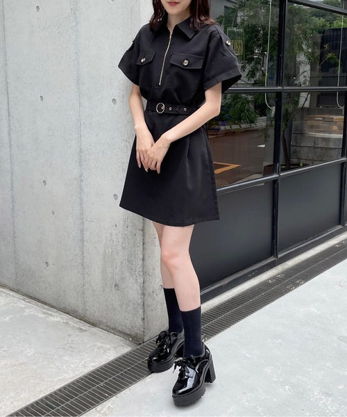 TORTE（トルテ）の「CPOロールアップワンピース（ワンピース・レディース・ホワイト/ブラック/ベージュ系その他/ダークブルー/ブラウン・FREE）」の21枚目の写真